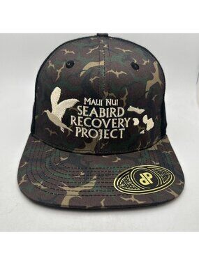 Seabird Recovery Project Trucker Hat Camo Snapback Double Portion